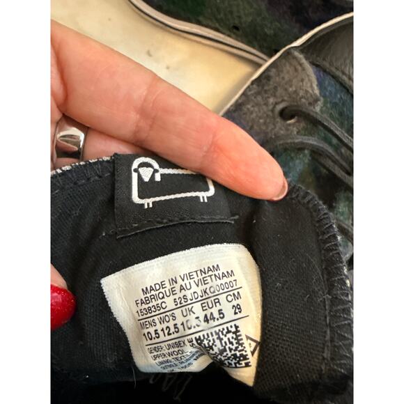 Converse Chuck Taylor All Star Woolrich Hi Sneakers Black Thunder Plaid, 12.5 - Picture 9 of 11